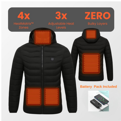 All-Season Heated Vest & Jacket — Battery Pack Included