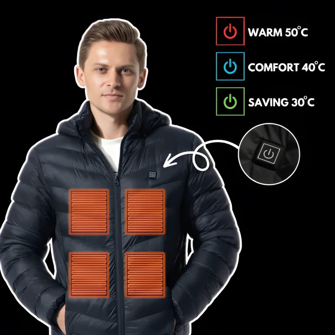All-Season Heated Vest & Jacket — Battery Pack Included